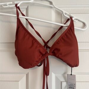 Shade & Shore Terracotta Bikini Top and Bottoms
